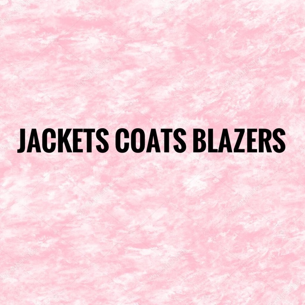 JACKETS COATS BLAZERS